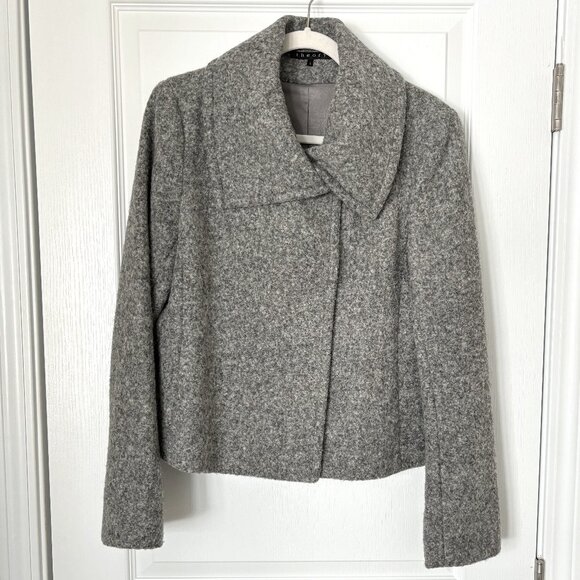 *FINAL CHANCE* Theory Wool Gray Jacket - Fully Lined - Picture 1 of 11